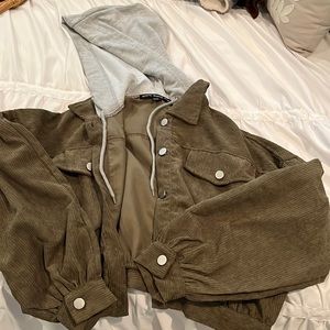 HYFIVE cropped corduroy jacket. NWT